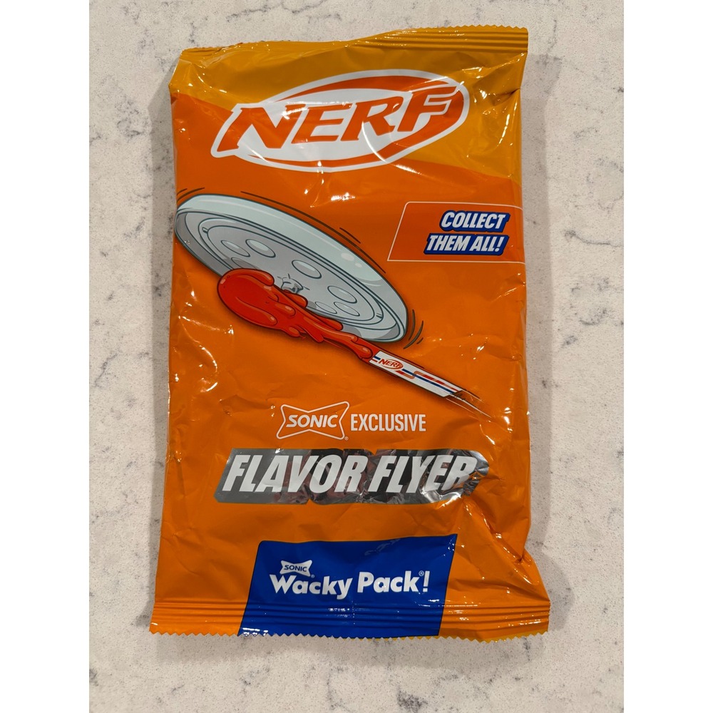 NIP Sonic Nerf Wacky Pack Flavor Flyer Hasbro 2024 Toy Collectable‎ Gift Fly